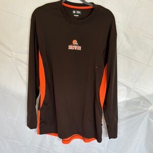 NFL Team Apparel Brown Shirt men’s size large